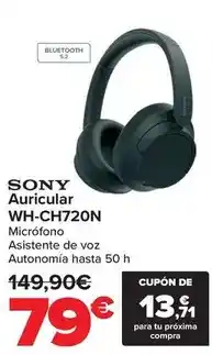 Carrefour Sony - auricular wh-ch720n oferta