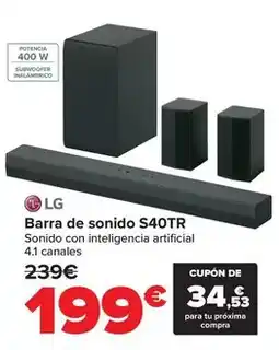 Carrefour Lg - barra de sonido s40tr oferta