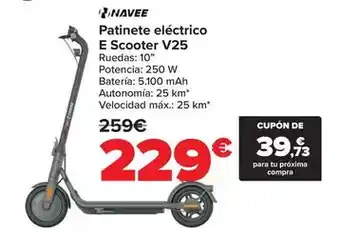 Carrefour Navee - patinete eléctrico e scooter v25 oferta