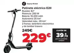 Carrefour Segway ninebot - patinete eléctrico e2ii oferta