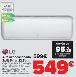 Carrefour Lg - aire acondicionado split smart12.set oferta