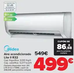 Carrefour Midea - aire acondicionado lite ii r32 oferta