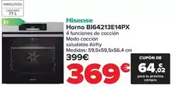 Carrefour Hisense - horno bi64213e14px oferta