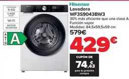 Carrefour Hisense - lavadora wf3s9043bw3 oferta