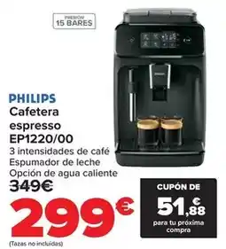 Carrefour Philips - cafetera espresso ep1220/00 oferta
