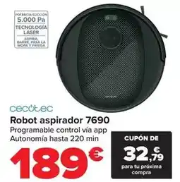 Carrefour Cecotec - robot aspirador 7690 oferta
