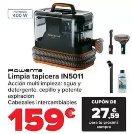 Carrefour Rowenta - limpia tapicera in5011 oferta