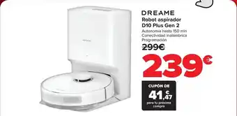 Carrefour Dreame - robot aspirador d10 plus gen 2 oferta