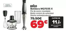 Carrefour Braun - batidora mq7035 x oferta