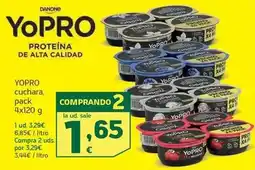 HiperDino Danone - yopro cuchara oferta