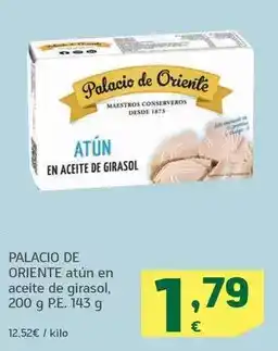 HiperDino Palacio de oriente - atun en aceite de girasol oferta