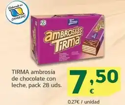 HiperDino Tirma - ambrosia de chocolate con leche oferta