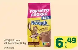 HiperDino Nesquik - cacao soluble bolsa oferta
