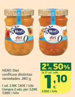 HiperDino Hero - diet confitura distintas oferta
