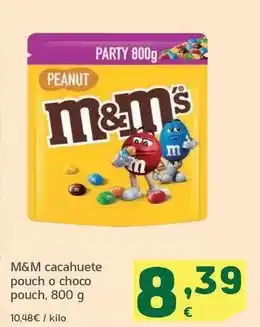 HiperDino M&m's - cacahuete pouch o choco pouch oferta