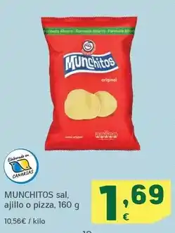 HiperDino Munchitos - sal, ajillo o pizza oferta