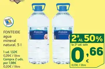 HiperDino Fonteide - agua mineral natural oferta