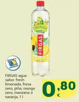 HiperDino Firgas - agua sabor fresh limonada oferta