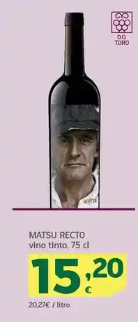HiperDino Matsu recto - vino tinto oferta