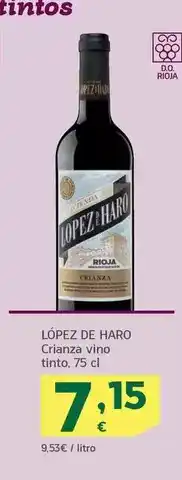 HiperDino Lopez de haro - crianza vino tinto oferta