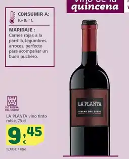 HiperDino La planta - vino tinto roble oferta