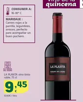 HiperDino La planta - vino tinto roble oferta