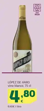 HiperDino Lopez de haro - vino blanco oferta