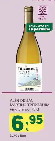 HiperDino Alén de san martino treixadura - vino blanco oferta
