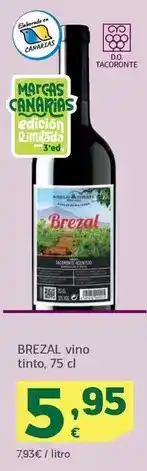 HiperDino Brezal - vino tinto oferta