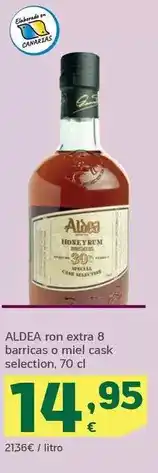 HiperDino Aldea - ron extra 8 barricas o miel cask selection oferta