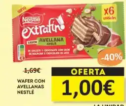 Economy Cash Nestlé - wafer con avellanas oferta