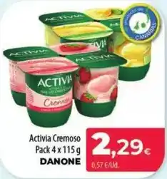 Spar La Palma Danone - activia cremoso oferta