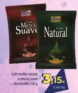 Spar La Palma Tirma - café molido natural o mezcla suave almohadilla oferta
