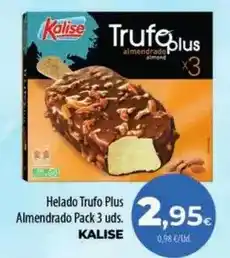 Spar La Palma Kalise - helado trufo plus almendrado pack 3 uds oferta