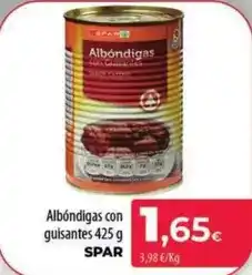 Spar La Palma Spar - albondigas con guisantes oferta