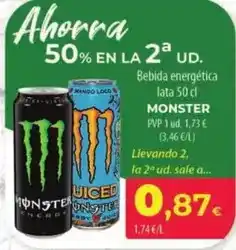 Spar La Palma Mango - bebida energética oferta