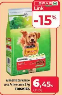 Spar La Palma Purina - alimento para perro seco active cane friskies oferta