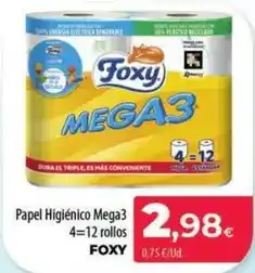 Spar La Palma Foxy - papel higienico mega3 oferta