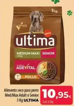 Spar La Palma Última - alimento seco para perro med/max adult o senior oferta