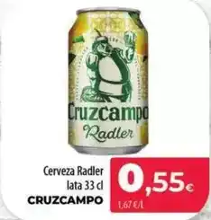 Spar La Palma Cruzcampo - cerveza radler oferta