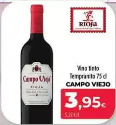 Spar La Palma Campo viejo - vino tinto tempranito oferta