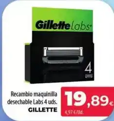 Spar La Palma Gillette - recambio maquinilla desechable labs oferta