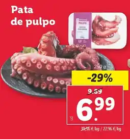 Lidl Pata de pulpo oferta