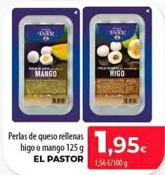 SPAR Lanzarote El pastor - perlas de queso rellenas higo o mango oferta