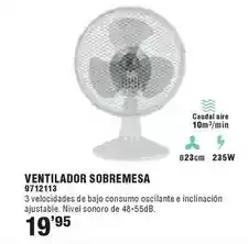 Optimus Ventilador sobremesa oferta