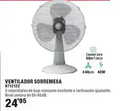 Optimus Ventilador sobremesa 971212 oferta