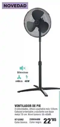 Optimus Ventilador de pie oferta
