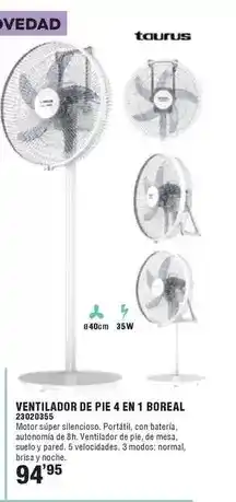 Optimus Ventilador de pie 4 en 1 oferta