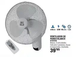 Optimus Blanco - ventilador de pared oferta