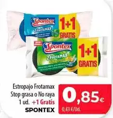 SPAR Lanzarote Spontex - estropajo frotamax stop grasa o no raya oferta